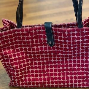 Large Red Dot Noel Kate Spade Tote
